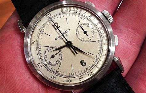 1946 patek philippe rare platinum chronograph ref 1579 hodinkee|Patek Philippe Chronograph 1579 .